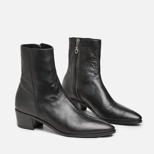 Modern Vice Santa Monica Black Leather Boots